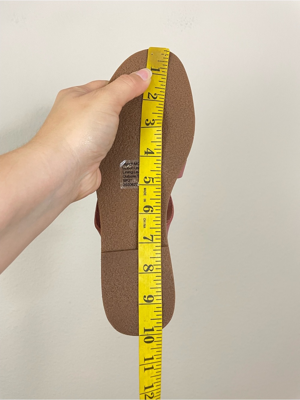 NEW Madewell The Boardwalk Risa Flip Flop in Rose Dust - Picture 5 of 6
